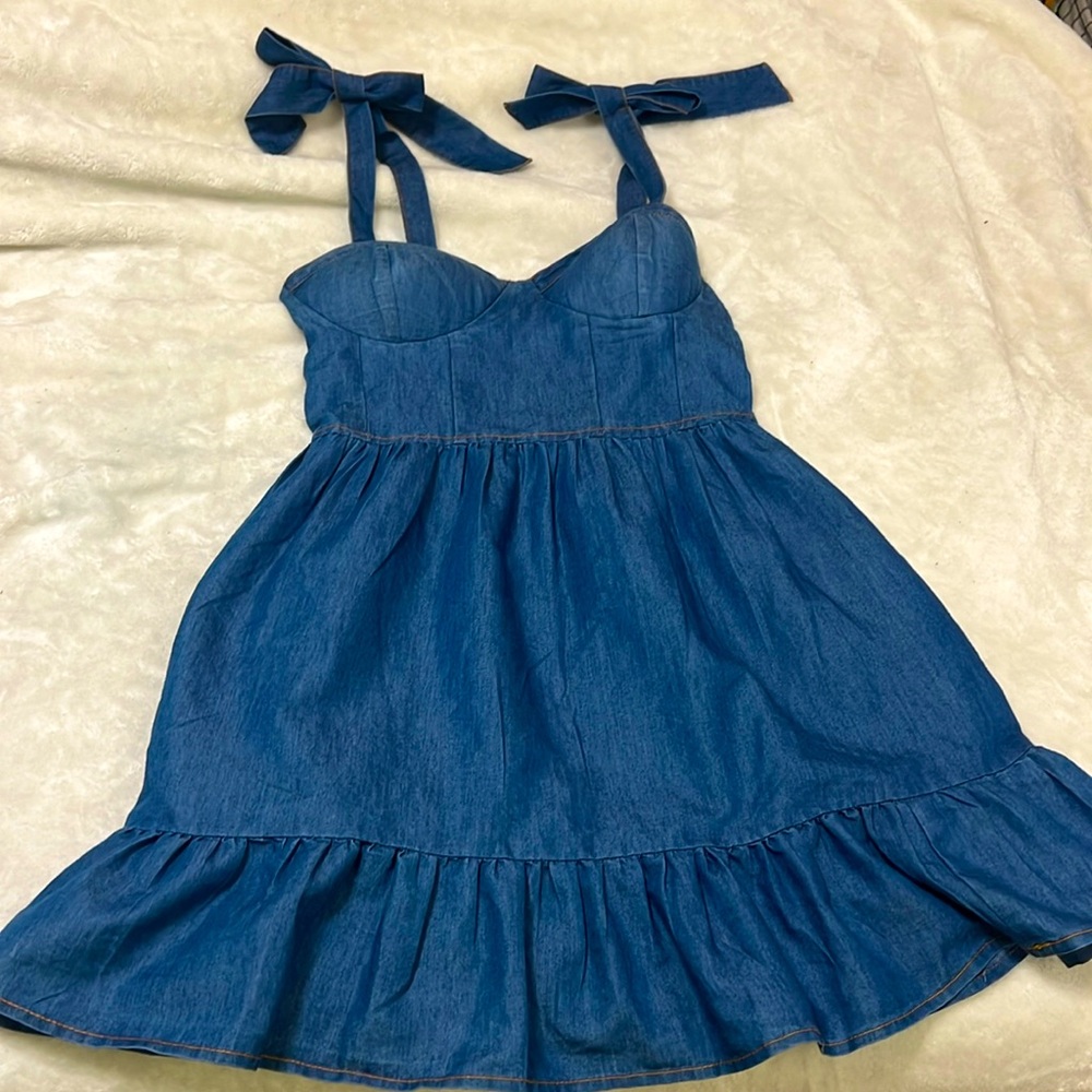 Small Denim Dress- new with tags